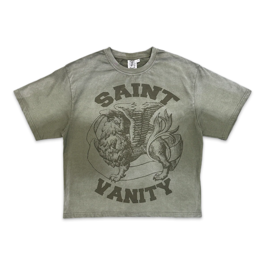 Saint Vanity Griffin T-Shirt Dissolve Green