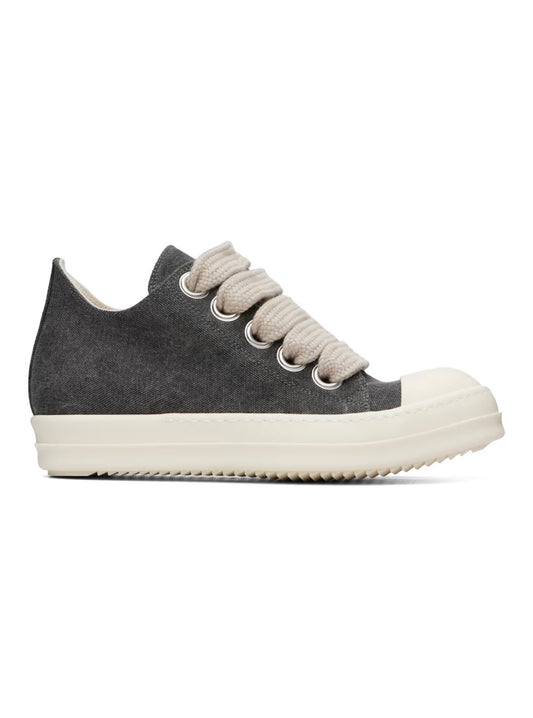 Rick Owens DRKSHDW Jumbo Lace Canvas Low Gravel/Milk