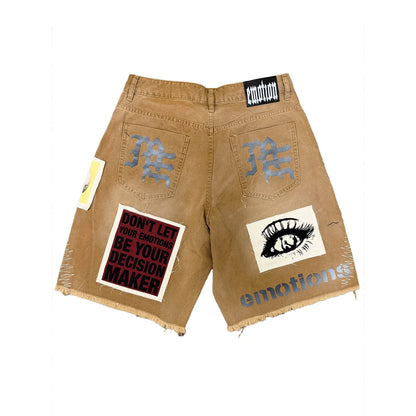 Mixed Emotion Chaos Carpenter Shorts Brown