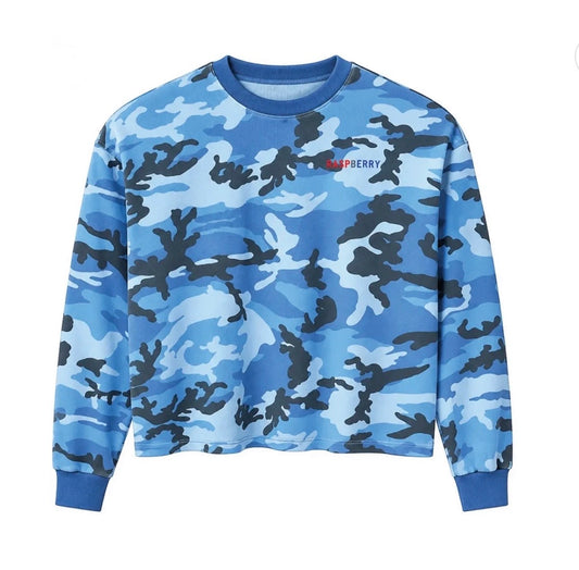 GV Gallery Raspberry Hills D Bacon Thermal Long Sleeve Blue Camo