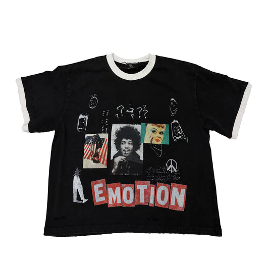 Mixed Emotion Static T-Shirt Black