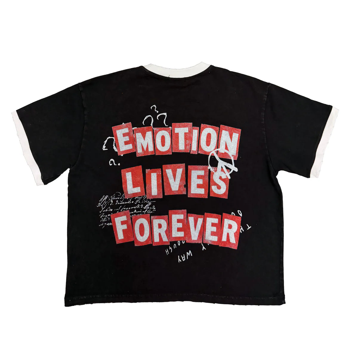 Mixed Emotion Static T-Shirt Black