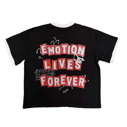 Mixed Emotion Static T-Shirt Black