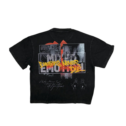 Mixed Emotion Tunes T-Shirt Black