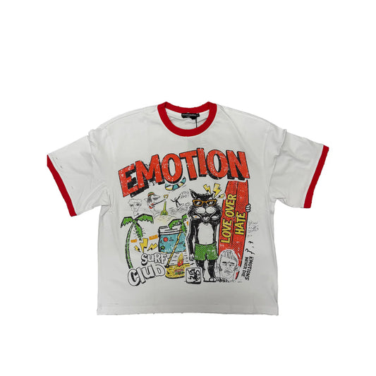 Mixed Emotion Surf Club T-Shirt White