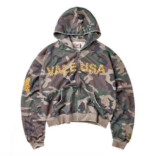 Vale Forever Camo Zip-Up Green/Yellow