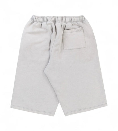 Boredom Kills Denim Print Shorts Grey