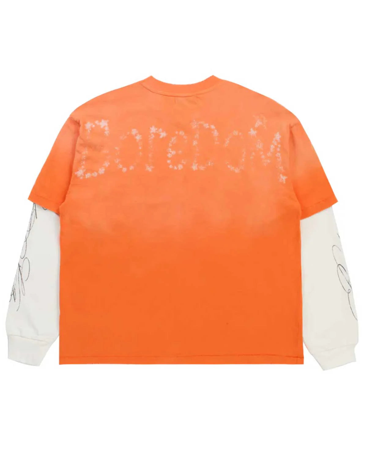 Boredom Kills Purpose Double Long Sleeve Orange