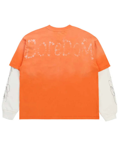 Boredom Kills Purpose Double Long Sleeve Orange