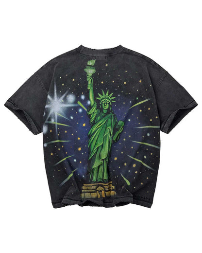 Vale Forever Skyline Bling T-Shirt Black