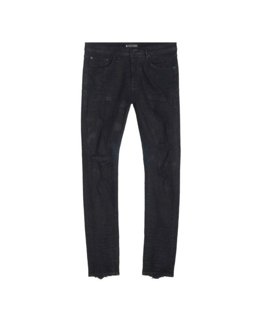 Purple Jeans Black Oil Spill