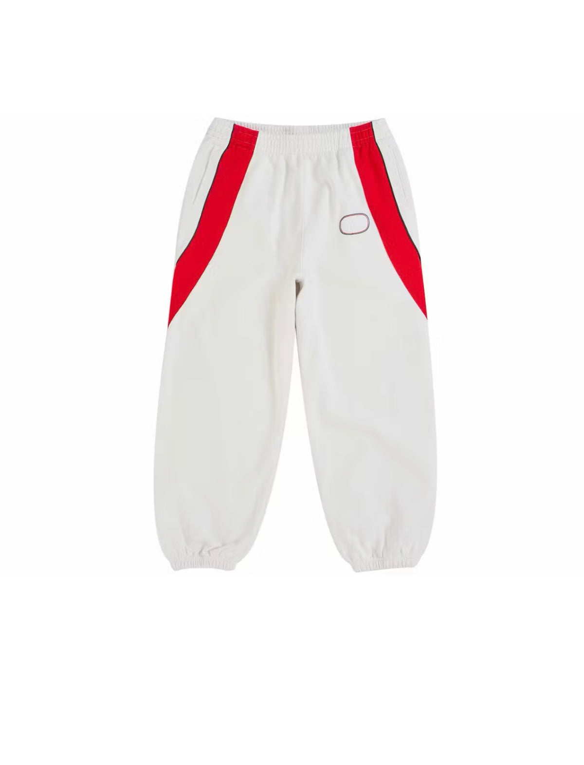 Supreme Nike Sweatpants Paneled White/Red