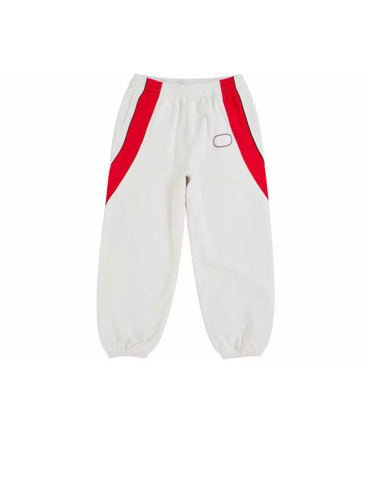 Supreme Nike Sweatpants Paneled White/Red