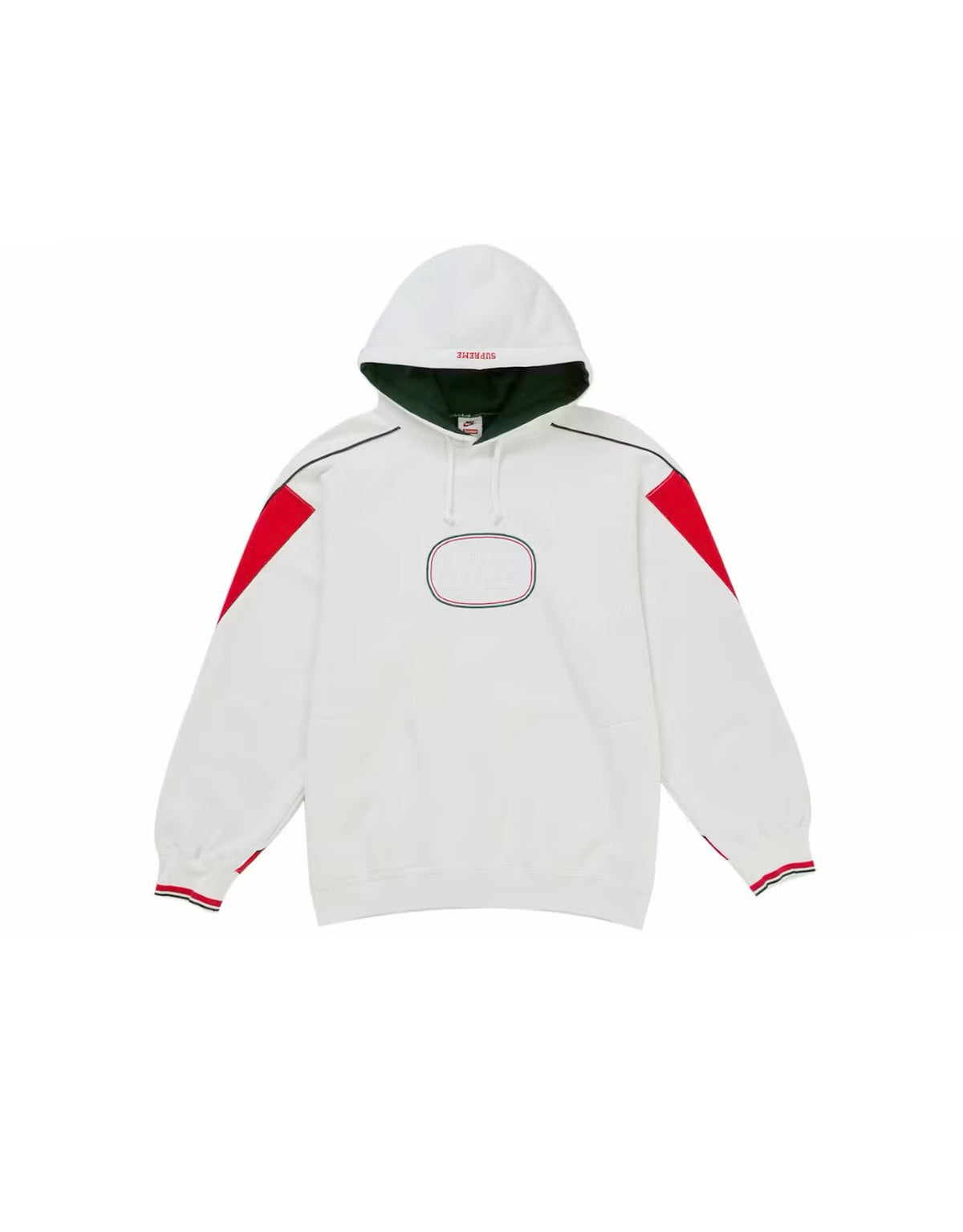 Supreme Nike Hoodie White/Red