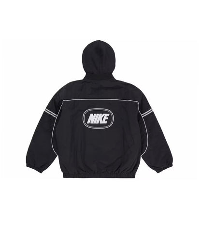 Supreme Nike Nylon Hooded Zip-Up Black