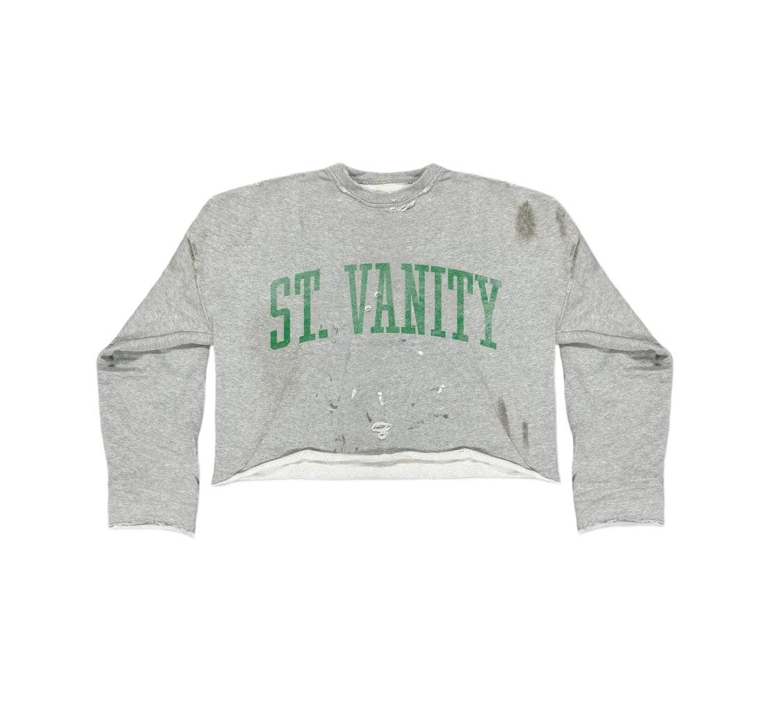 Saint Vanity Gator Crewneck Grey