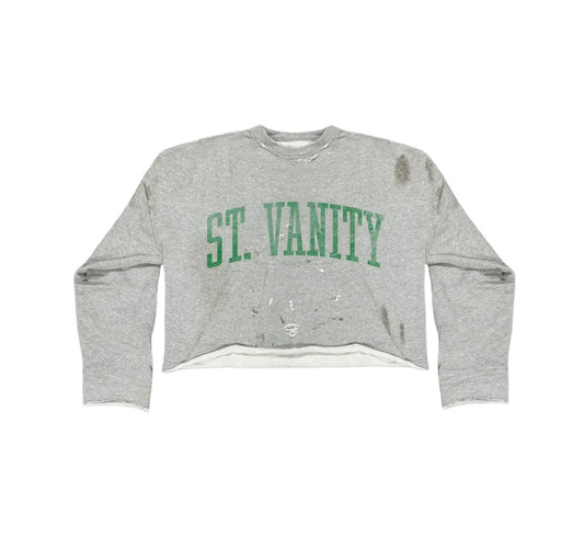 Saint Vanity Gator Crewneck Grey