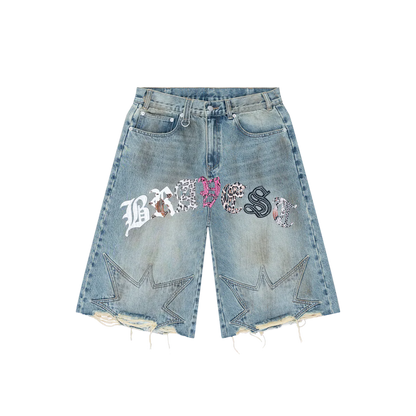 Bravest Studios Urchin Jean Shorts Blue