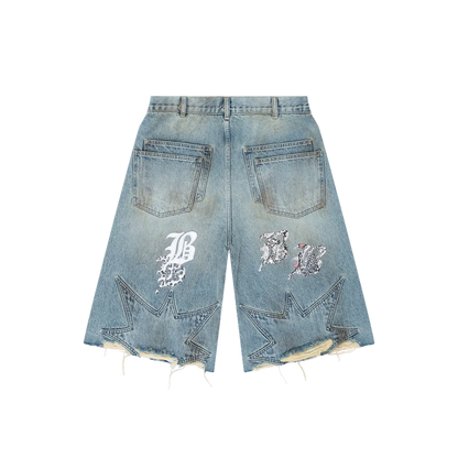 Bravest Studios Urchin Jean Shorts Blue