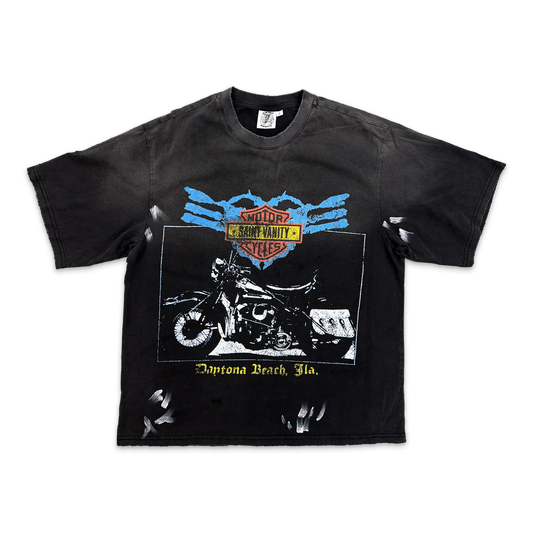 Saint Vanity Bike Week T-Shirt Vintage Black