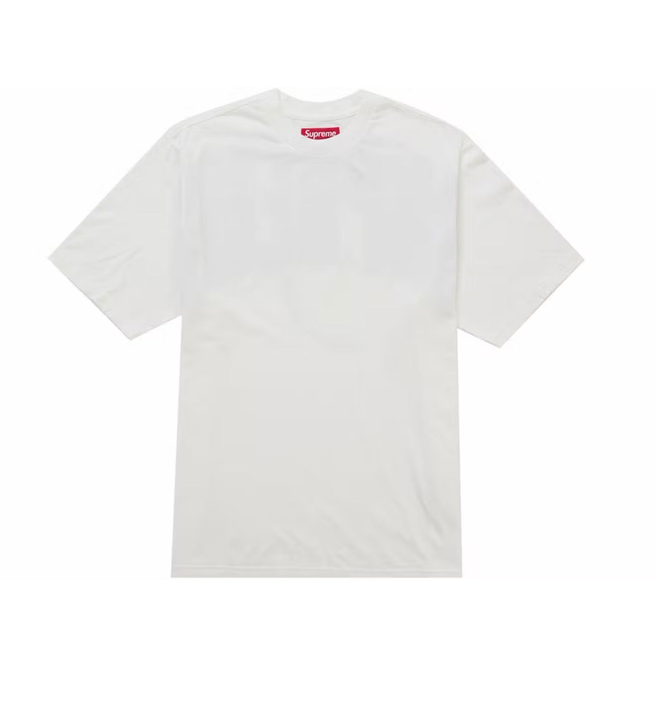 Supreme Rhinestone Script S/S T-Shirt White