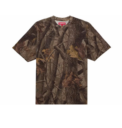Supreme Rhinestone Script S/S T-Shirt Camo