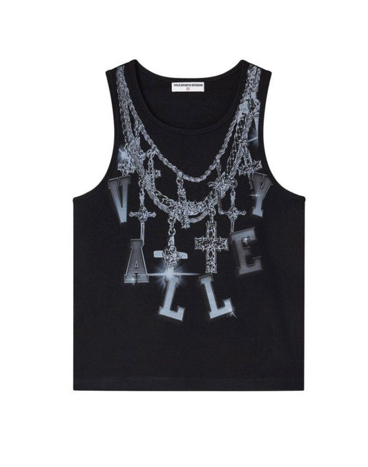 Vale Forever Chain Tank Top Black