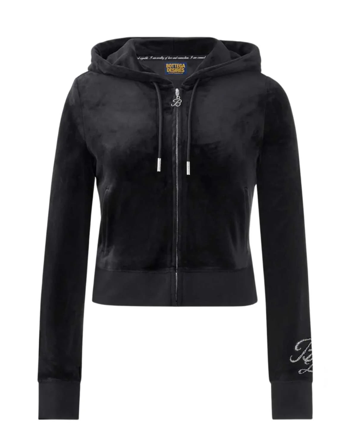 Bottega Desires Velour Set Black Womens