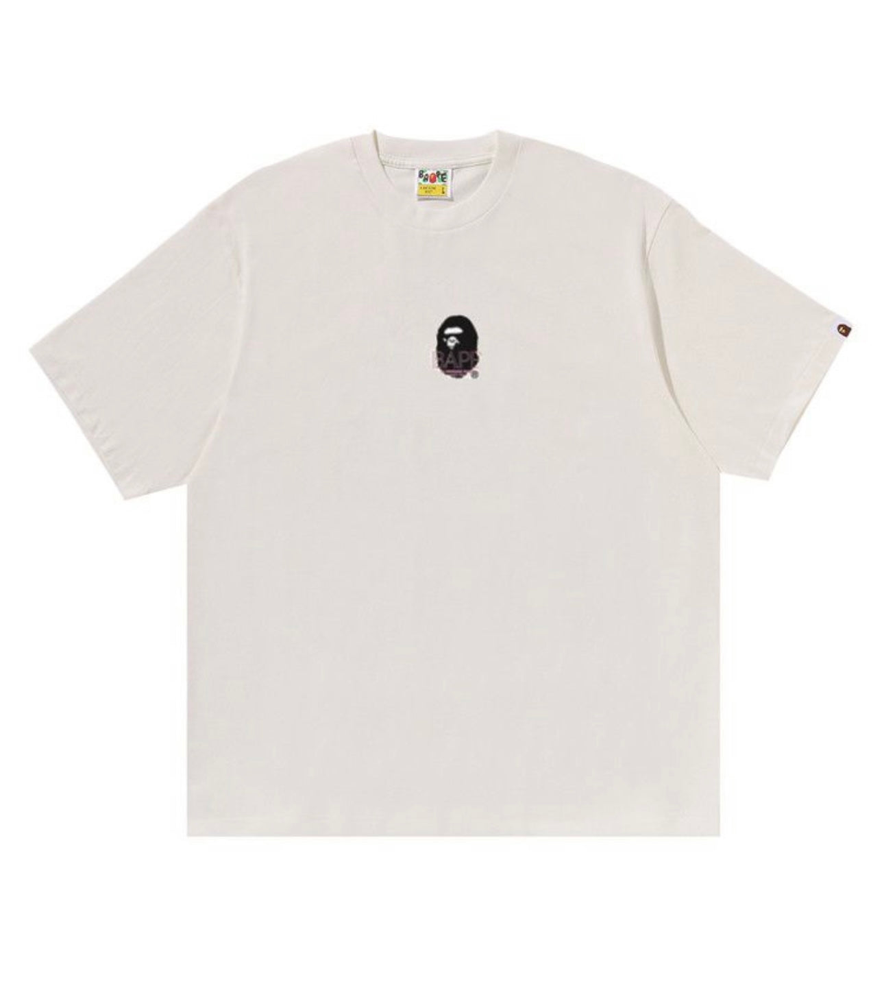 Bape Ape Head Relaxed Fit T-Shirt Ivory