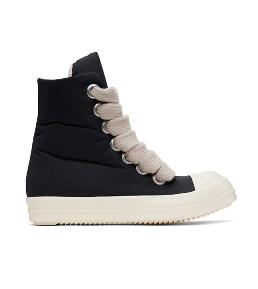 Rick Owens DRKSHDW Jumbo Lace Puffer High Black Milk Nylon