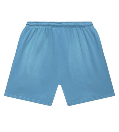 Hellstar Flame Shorts Baby Blue