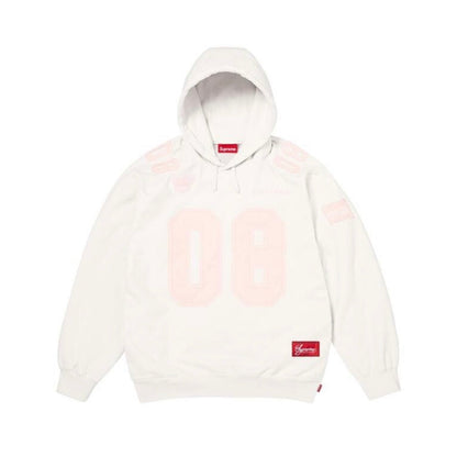 Supreme Football Jersey Hoodie White