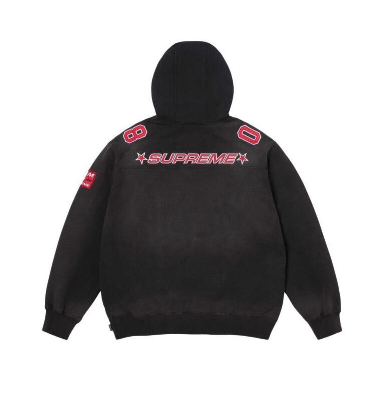 Supreme Football Jersey Hoodie Black