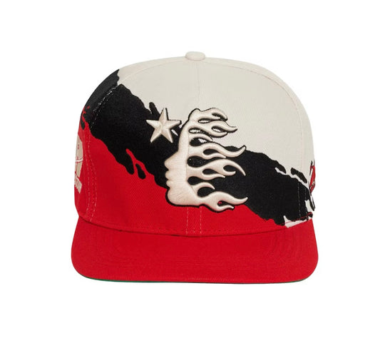 Hellstar Paintbrush Snapback Red/Black