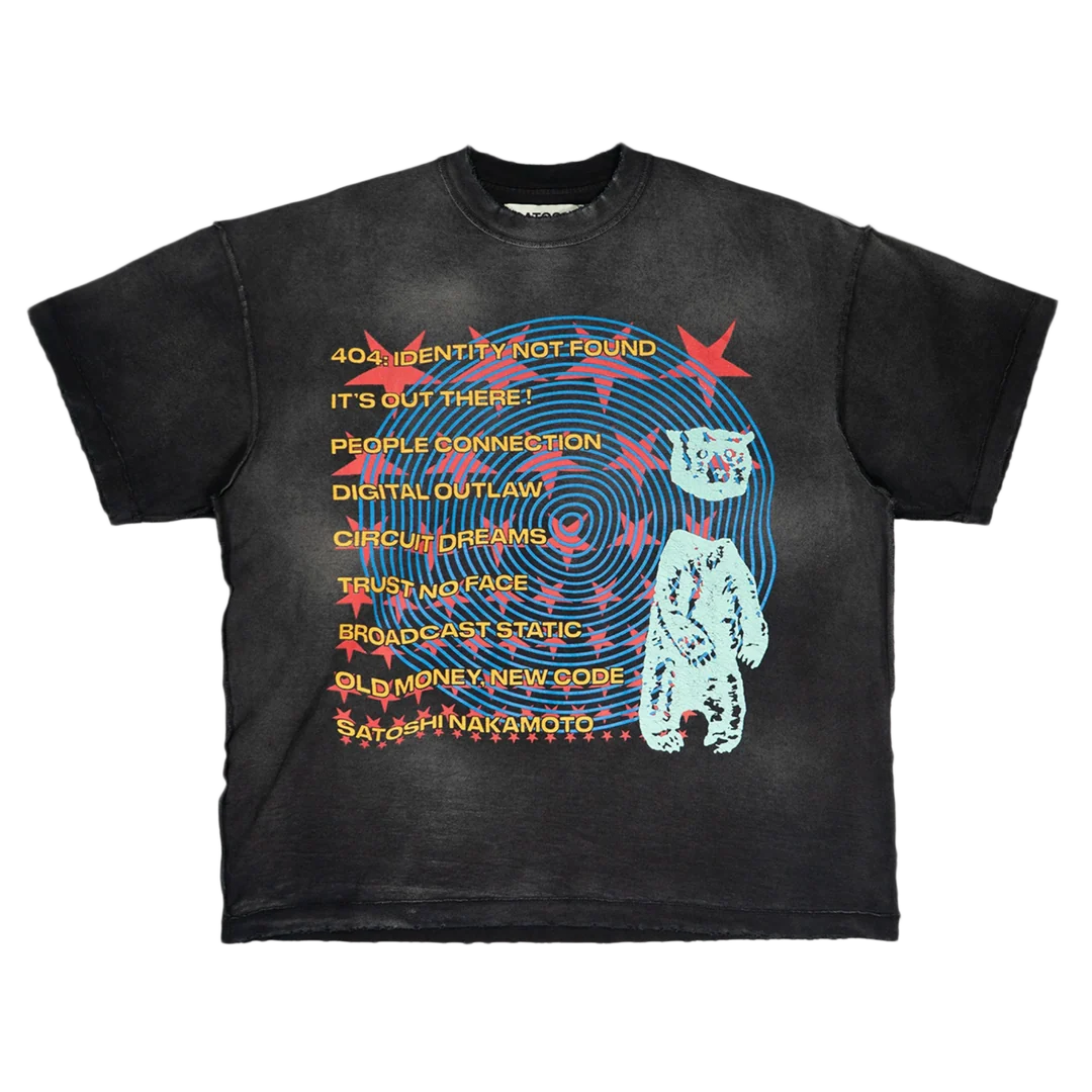 Satoshi Nakamoto Overdrive T-Shirt Black