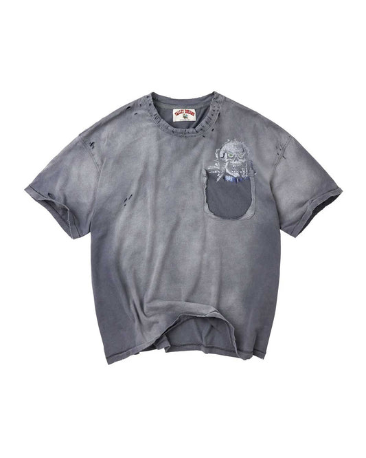 Vale Forever Skull T-Shirt Grey