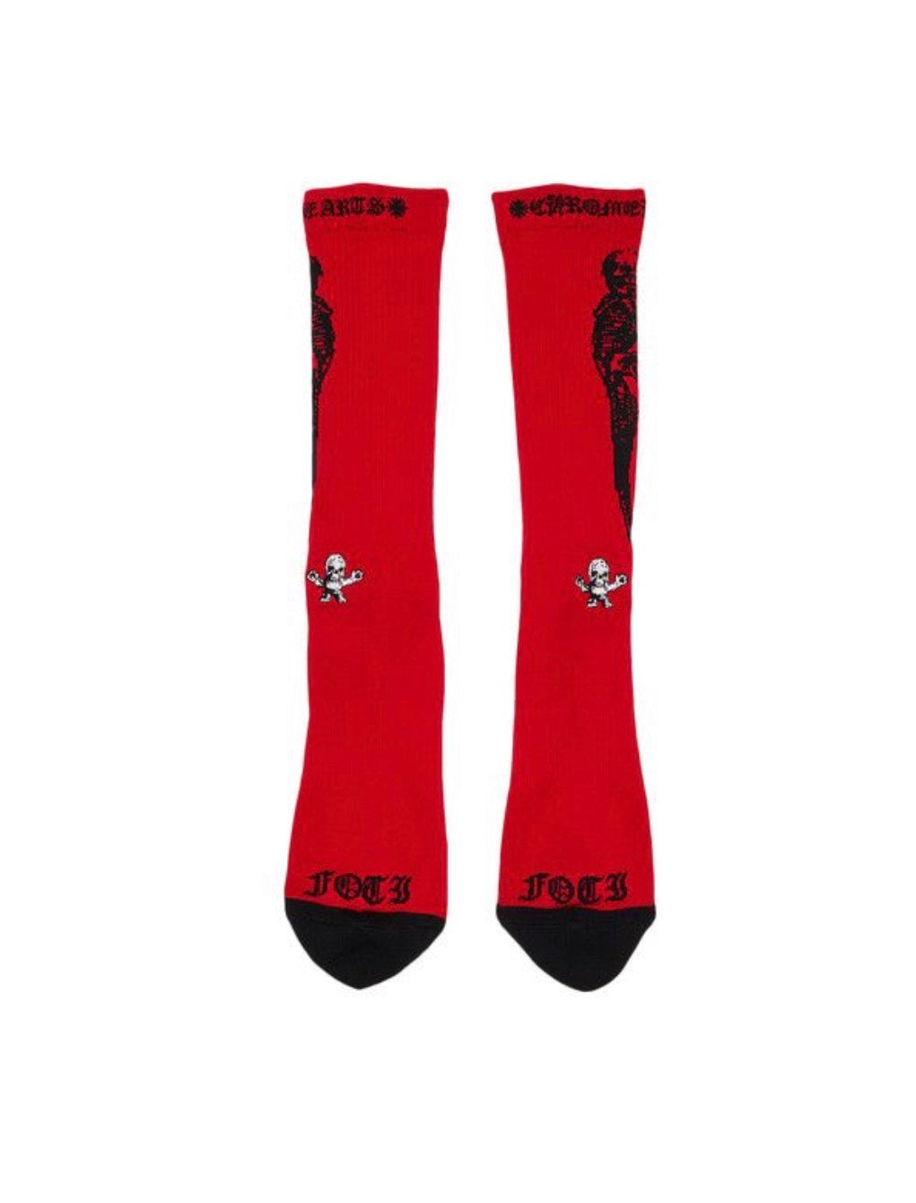Chrome Hearts Foti Socks White/Black/Red