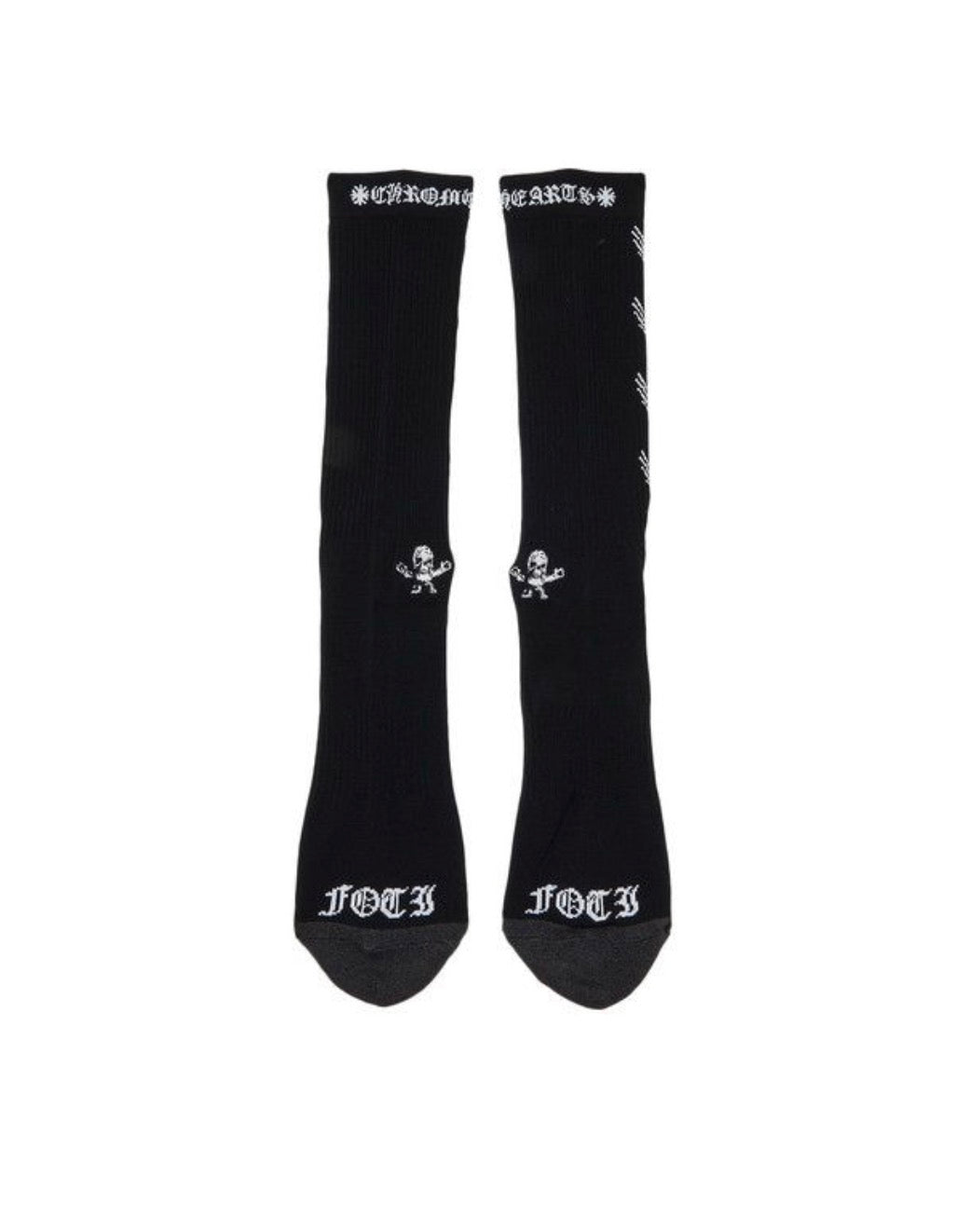 Chrome Hearts Foti Socks White/Black/Red