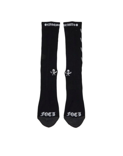 Chrome Hearts Foti Socks White/Black/Red