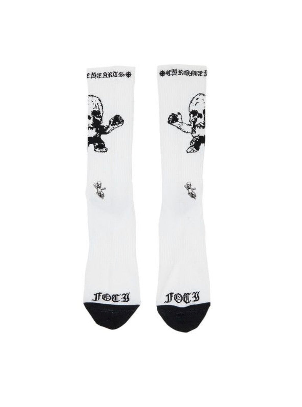 Chrome Hearts Foti Socks White/Black/Red