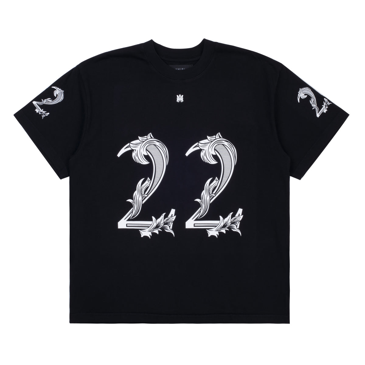 Amiri Oversized 22 T-Shirt Black