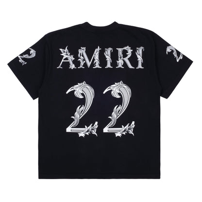 Amiri Oversized 22 T-Shirt Black