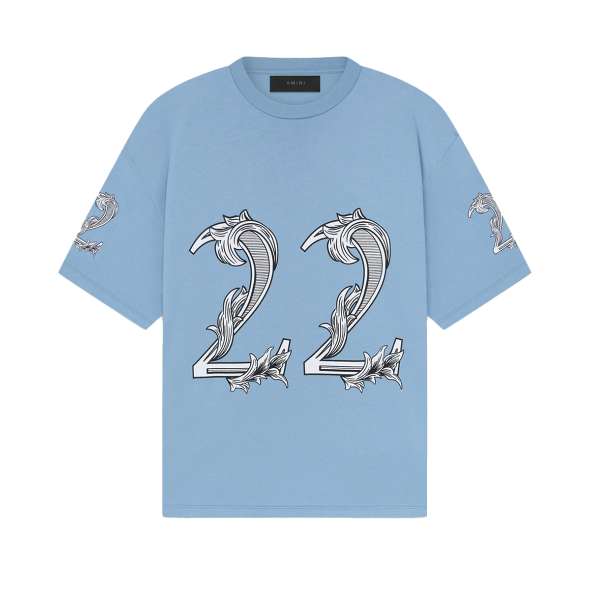 Amiri T-Shirt Oversized 22 Ashley Blue