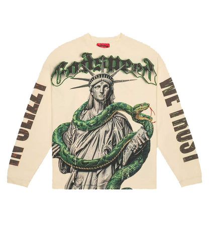 Godspeed Top 5 Slizzy Long Sleeve Bone