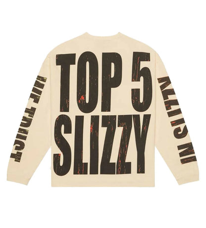 Godspeed Top 5 Slizzy Long Sleeve Bone
