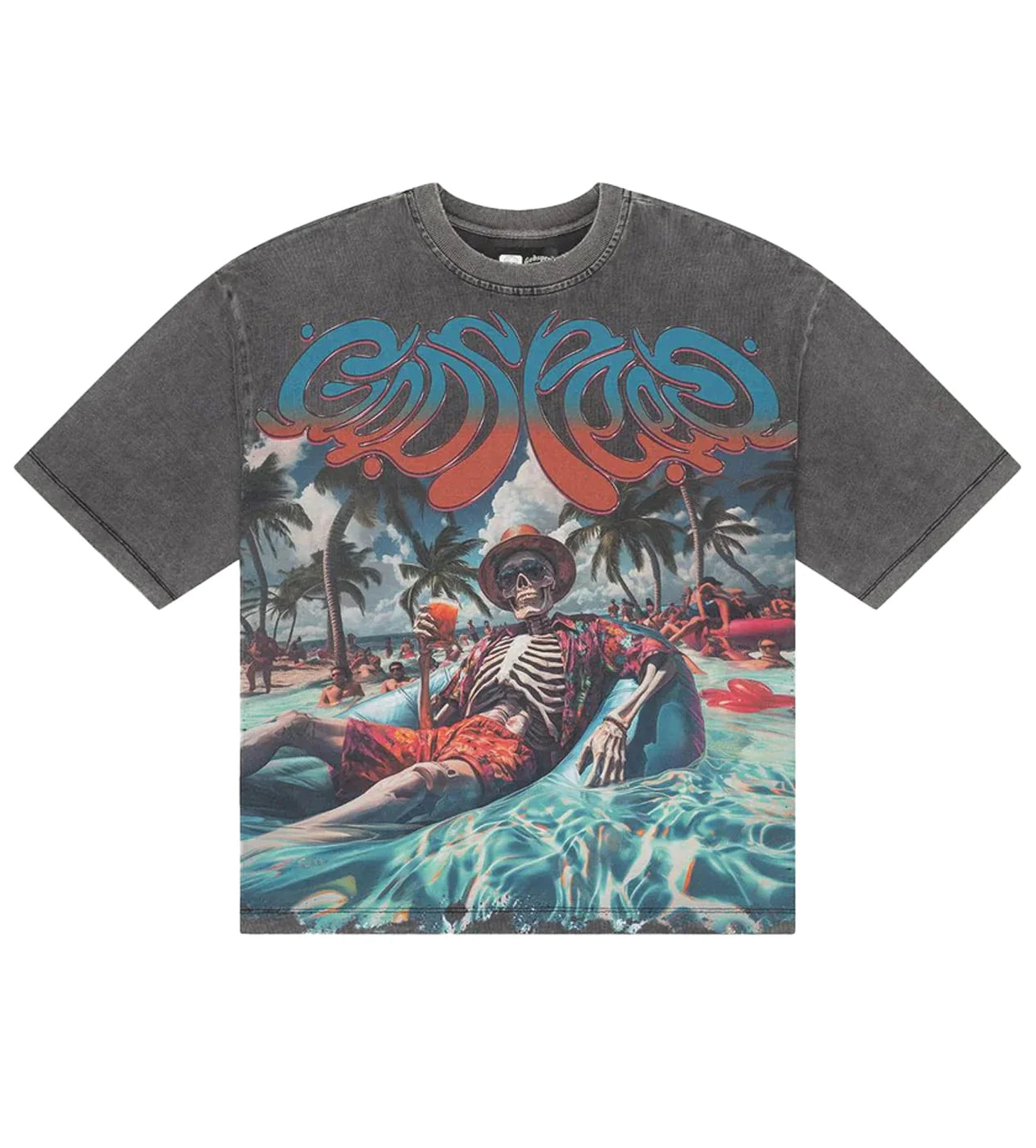 Godspeed Pool Party T-Shirt Washed Grey