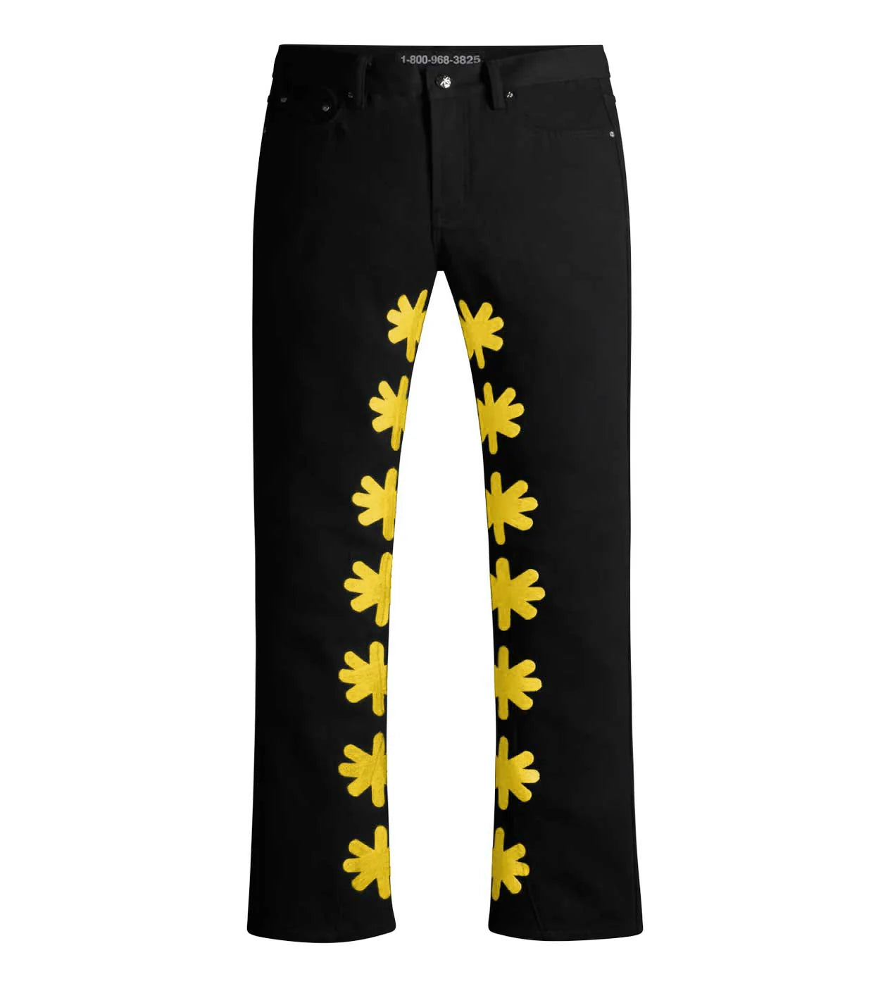 Lost Shadow Jeans Black/Yellow