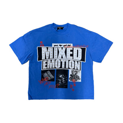 Mixed Emotion Lost Identity T-Shirt Blue