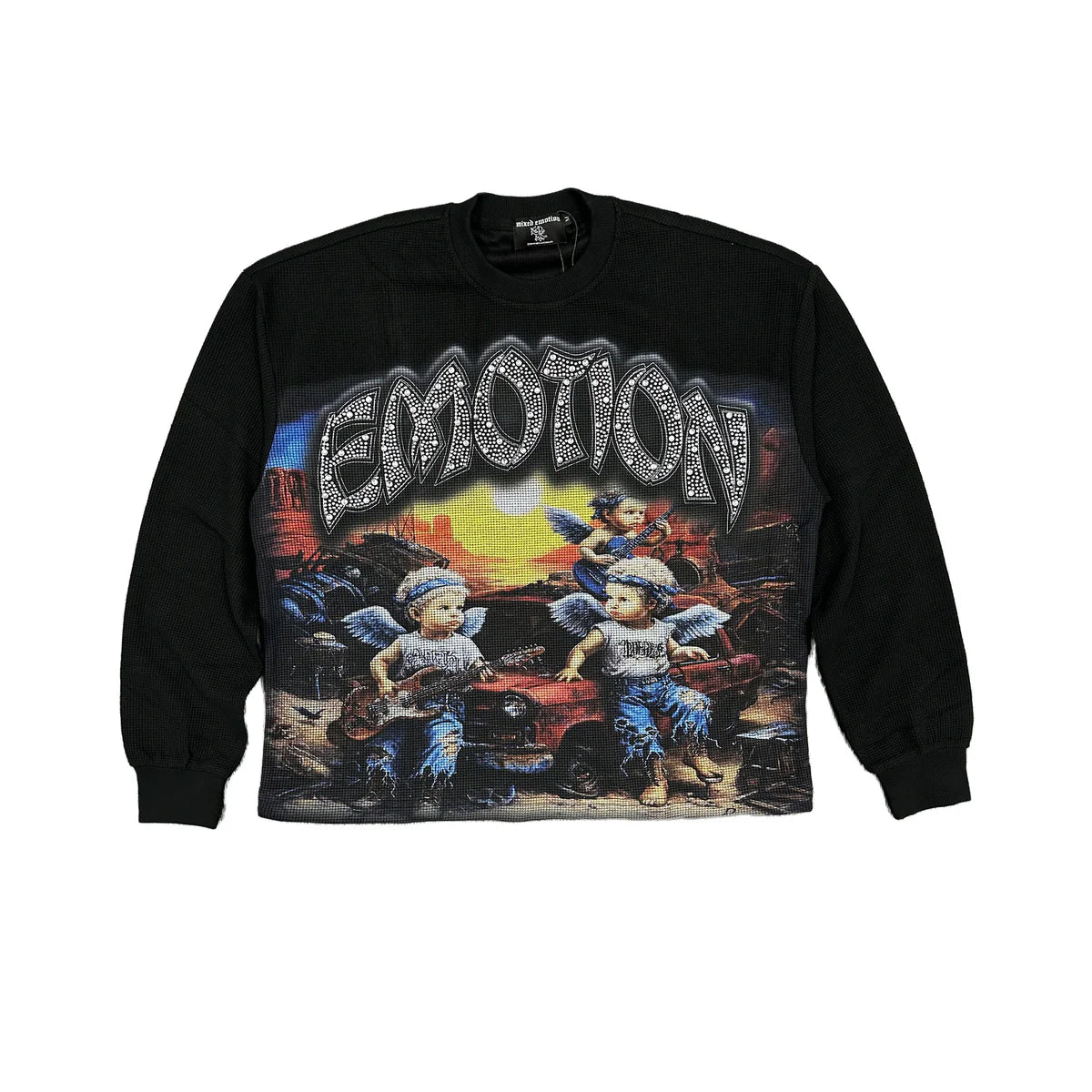 Mixed Emotion Sunrise Thermal Long Sleeve Black