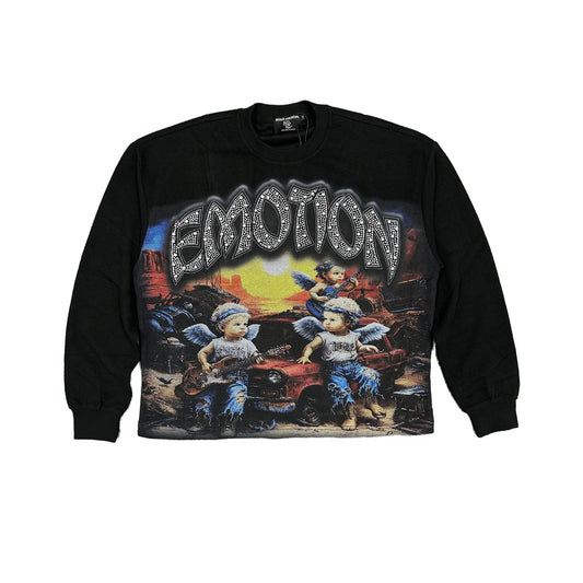 Mixed Emotion Sunrise Thermal Long Sleeve Black